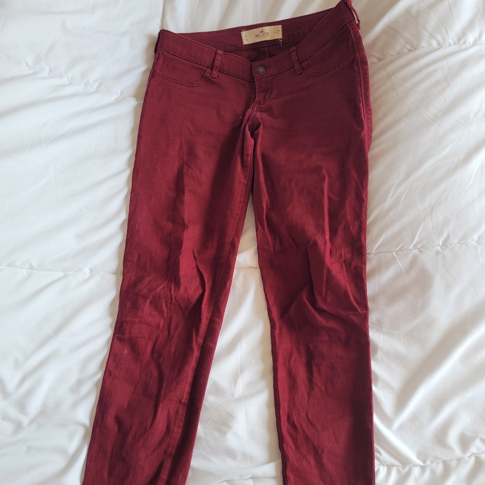 Hollister Red Jeans